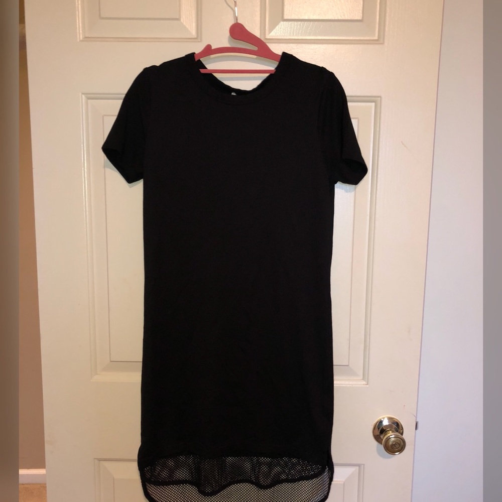 Mini black dress